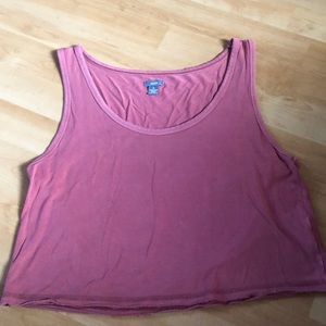Aerie loose cropped tank